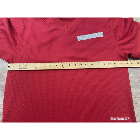 Mitchell & Ness Golden State Warriors Red Shoe Palace 25 NBA Jersey Men’s Medium - Picture 7 of 9